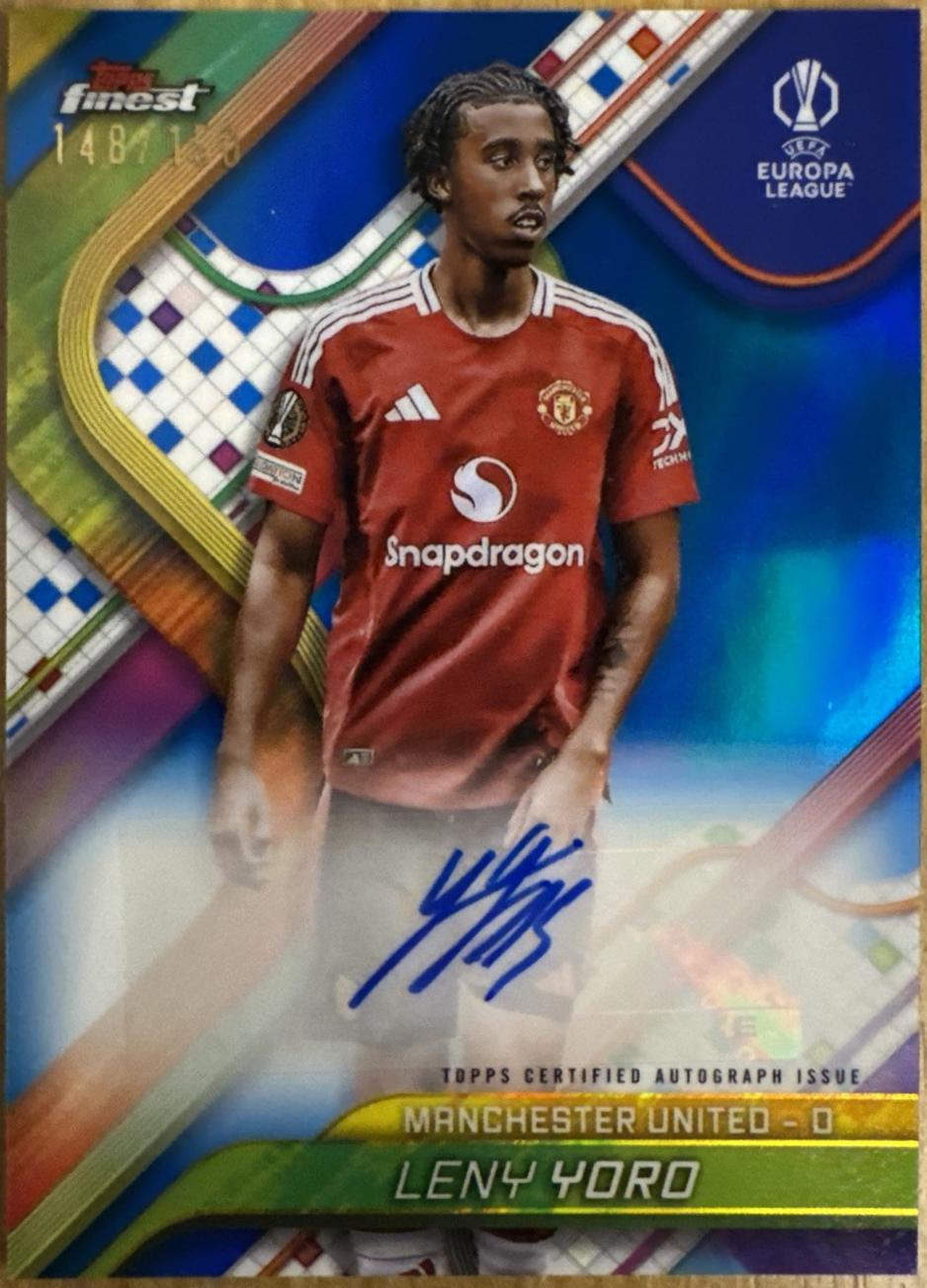 Leny Yoro [Blue Refractor] #BA-LY