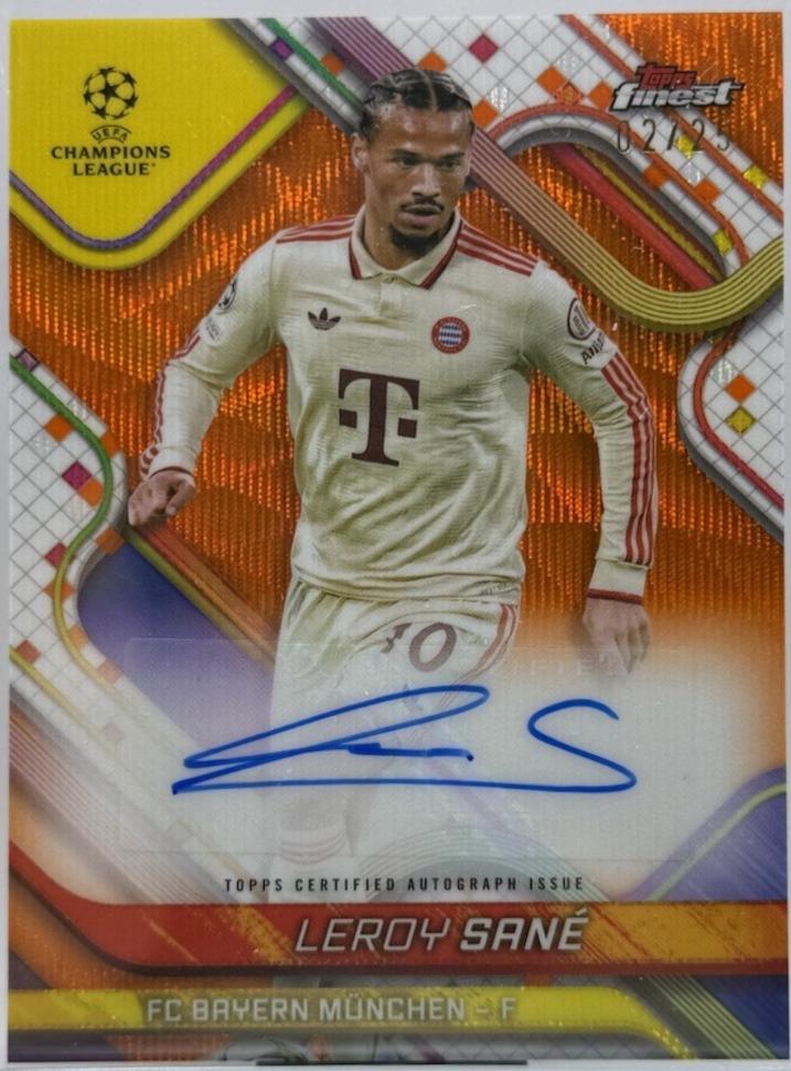 Leroy Sane [Orange Refractor] #BA-LS