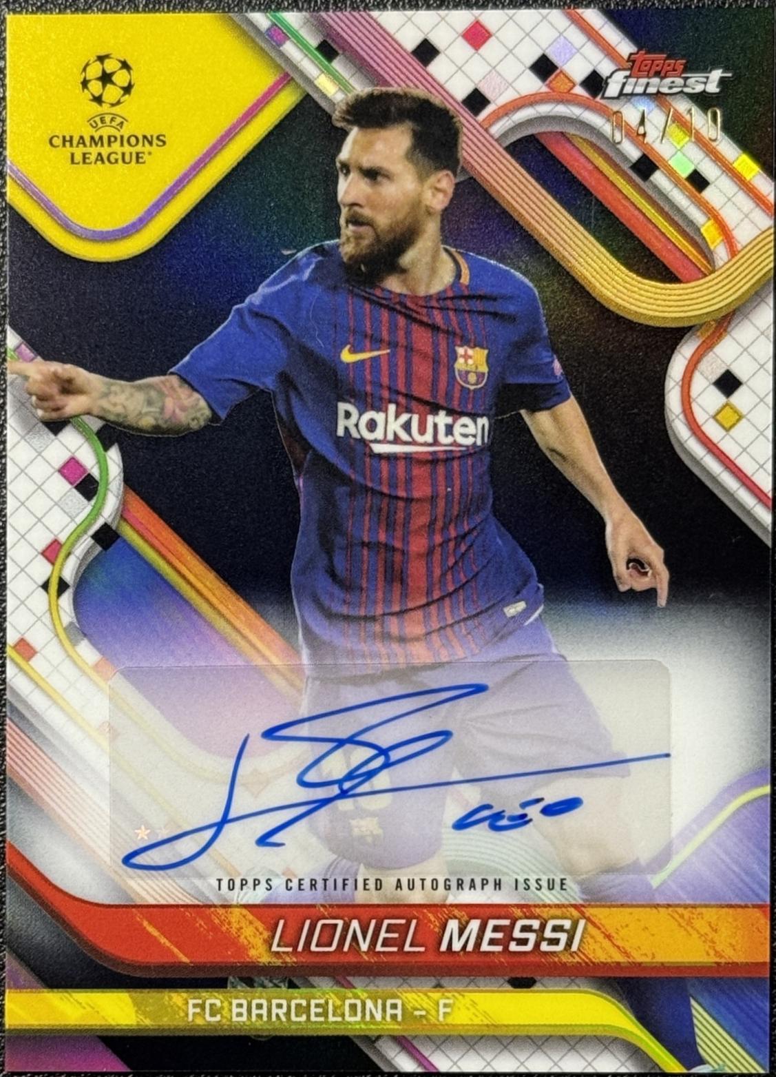 Lionel Messi [Black Refractor] #BA-LM
