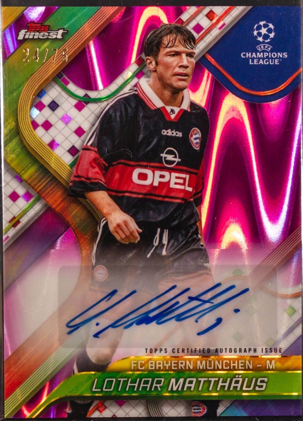 Lothar Matthaus [Magenta Wave Refractor] #BA-LO