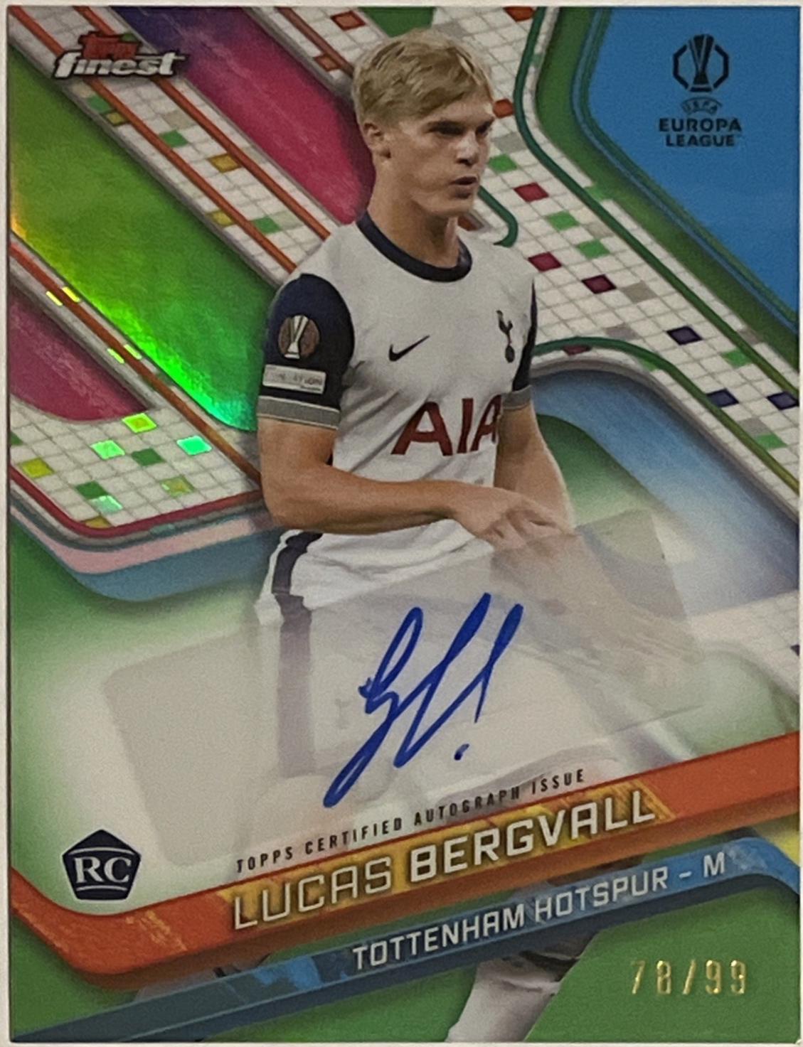 Lucas Bergvall [Neon Green Refractor] #BA-LB