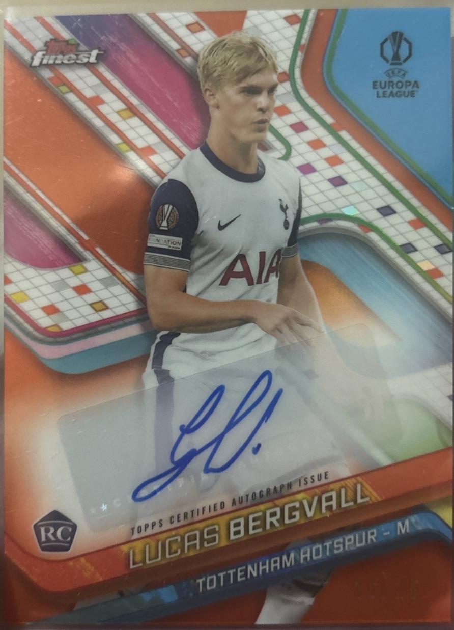 Lucas Bergvall [Orange Refractor] #BA-LB