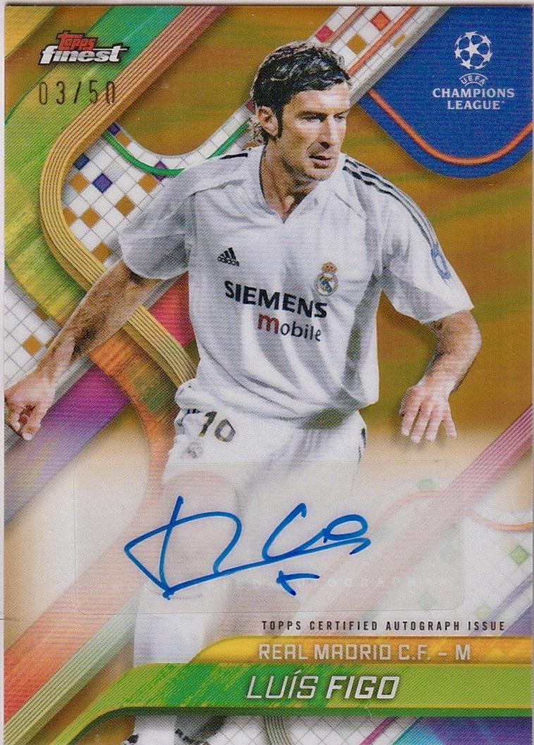 Luis Figo [Gold Refractor] #BA-LF