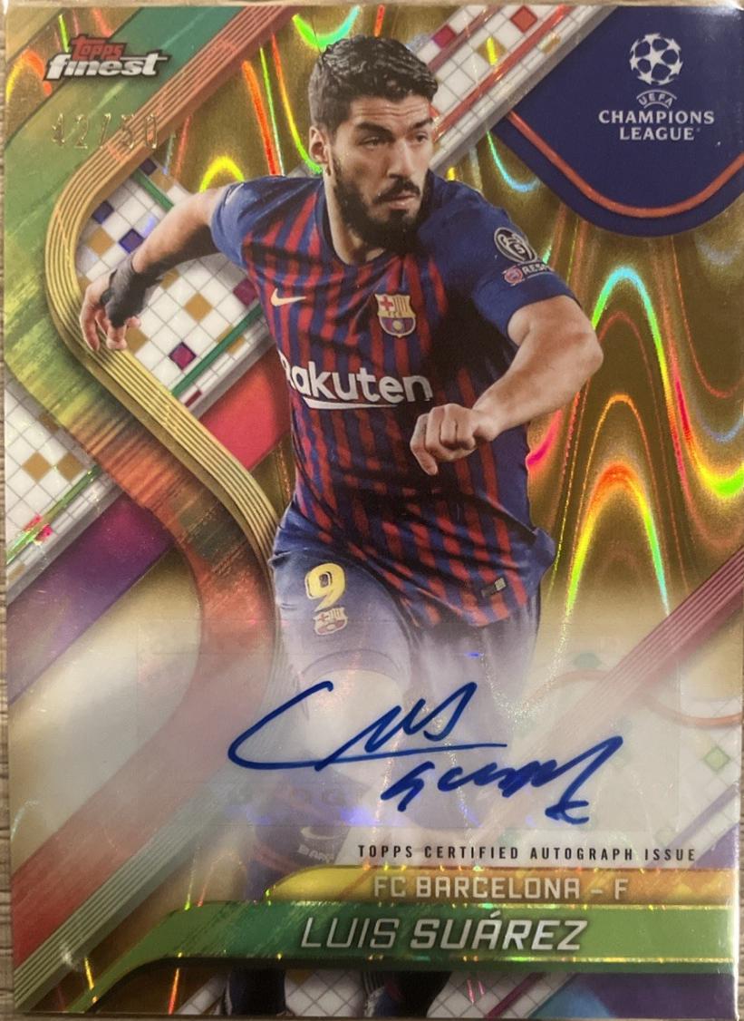 Luis Suarez [Gold Refractor] #BA-SU