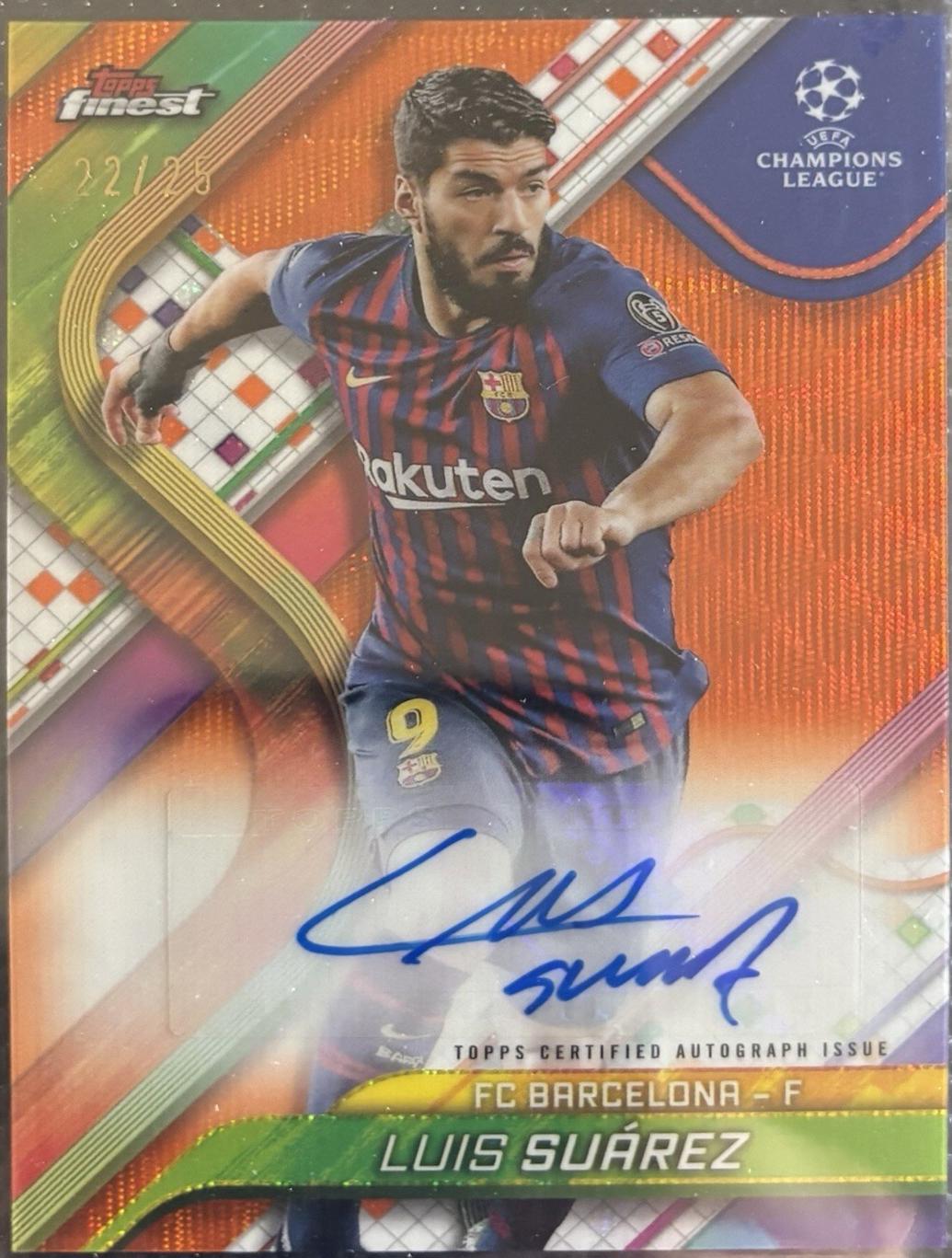 Luis Suarez [Orange Refractor] #BA-SU