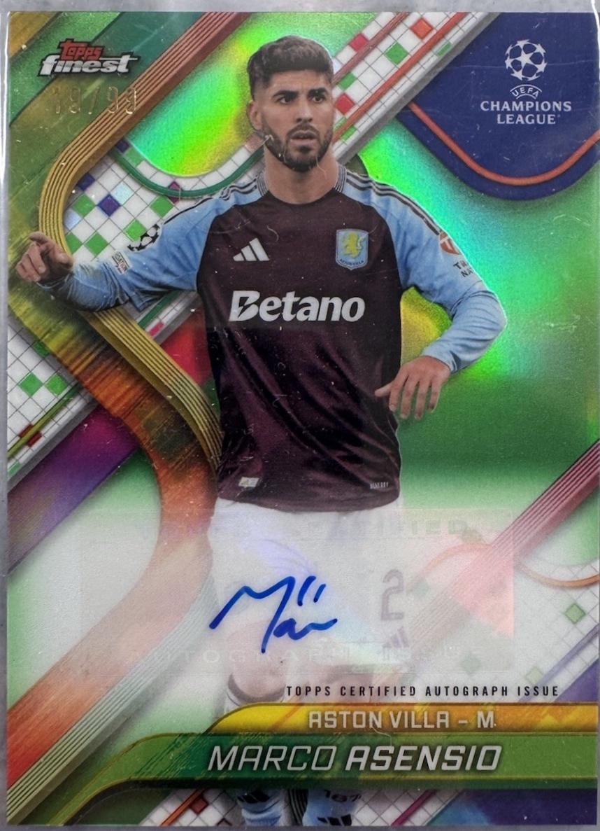 Marco Asensio [Neon Green Refractor] #BA-MA