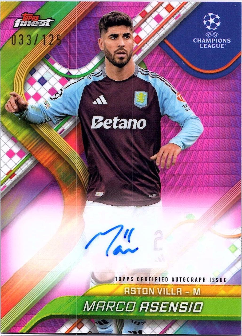 Marco Asensio [Pink Prism Refractor] #BA-MA
