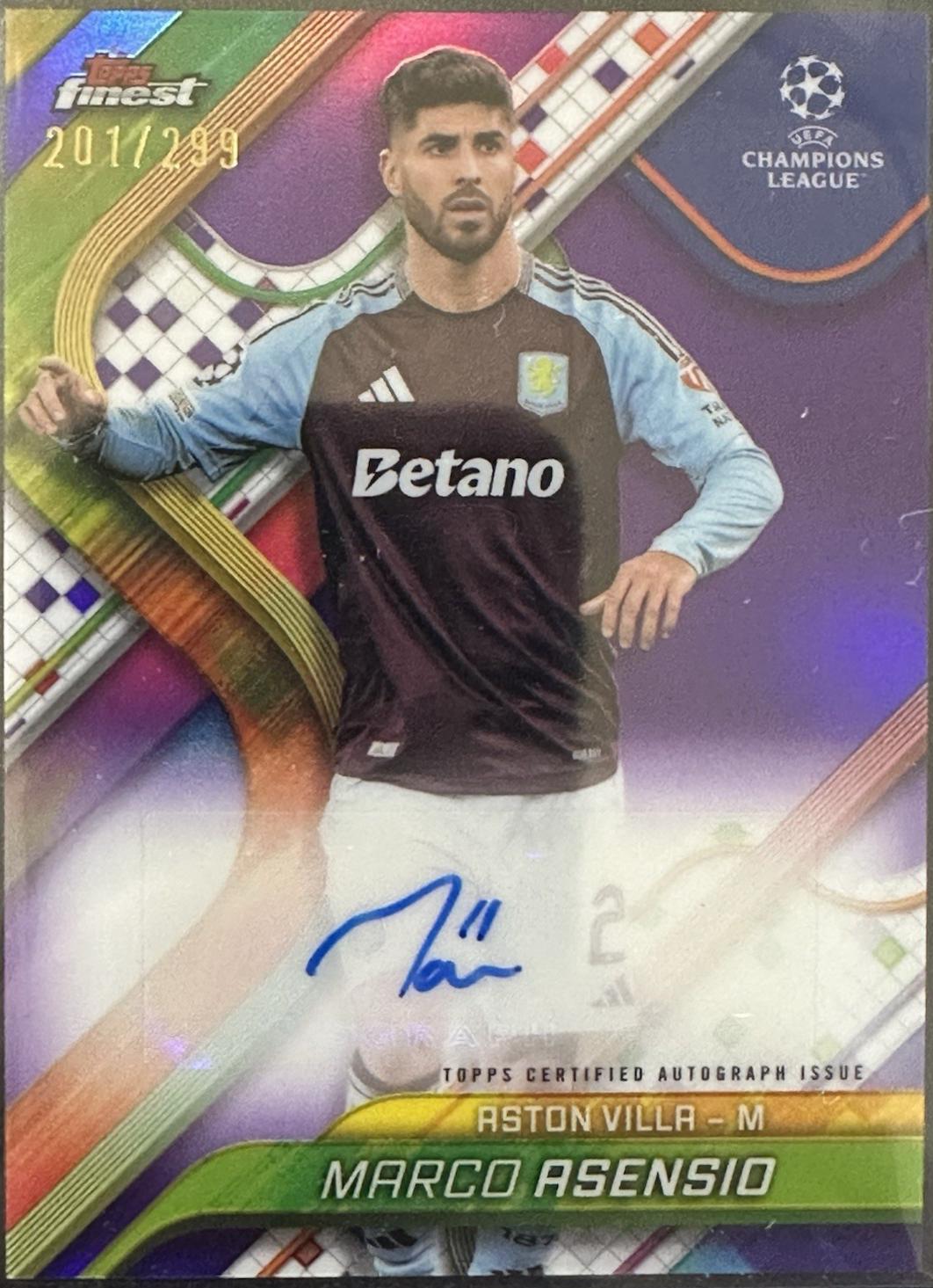 Marco Asensio [Purple Refractor] #BA-MA