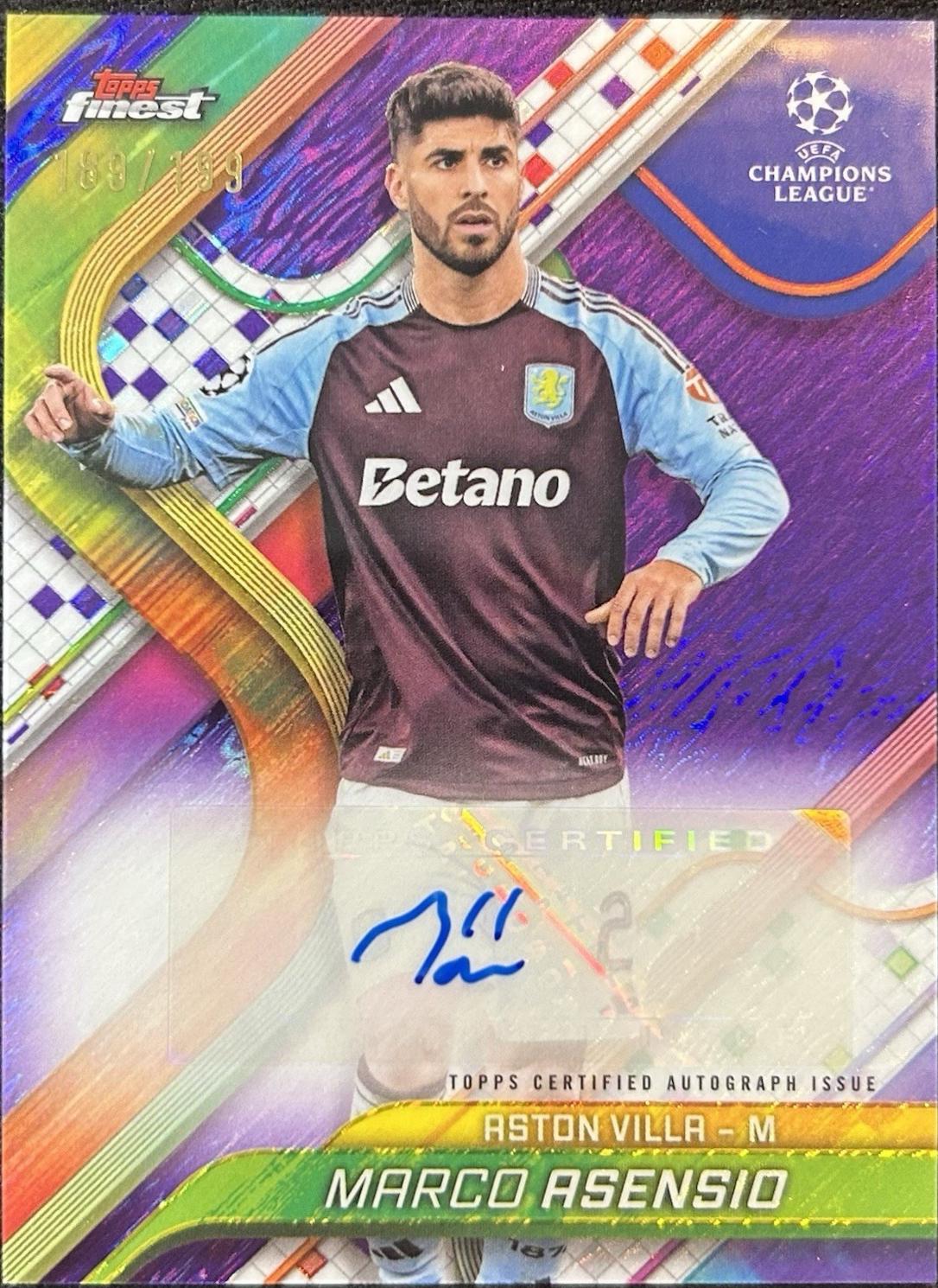 Marco Asensio [Purple Shimmer Refractor] #BA-MA