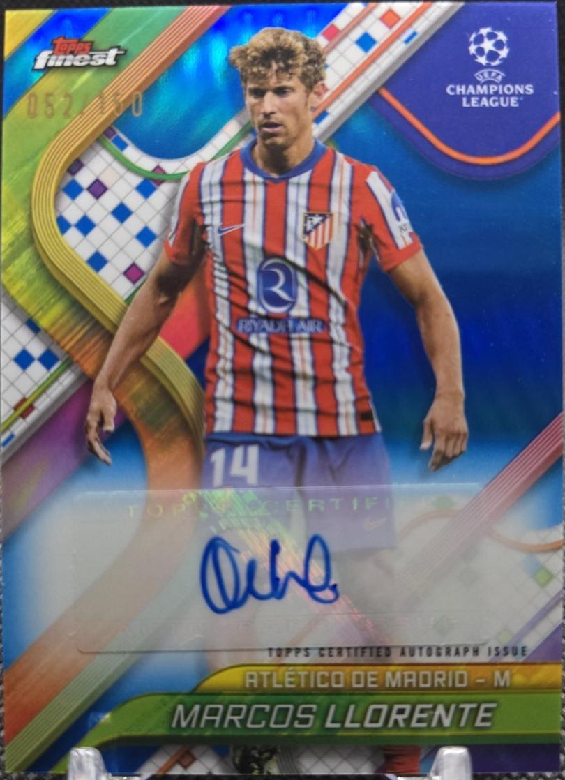 Marcos Llorente [Blue Refractor] #BA-LL