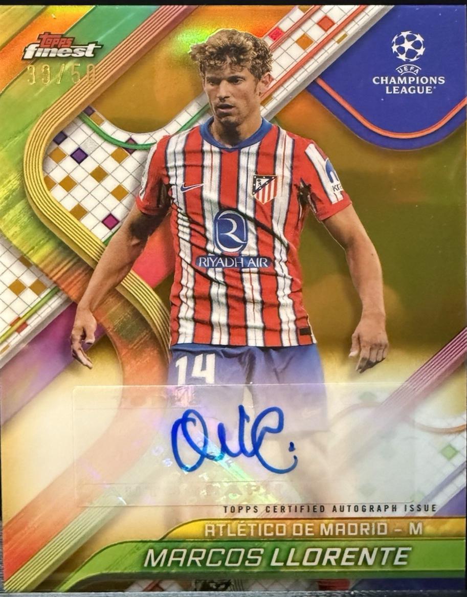 Marcos Llorente [Gold Refractor] #BA-LL