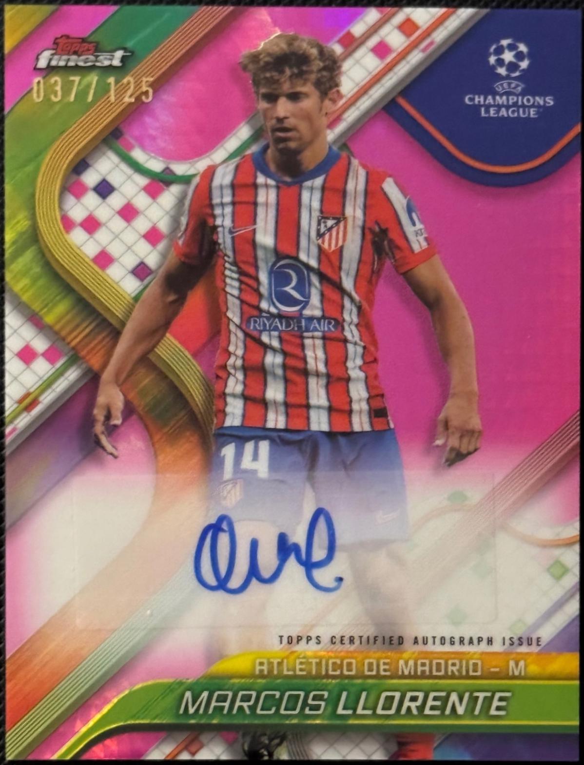 Marcos Llorente [Pink Prism Refractor] #BA-LL