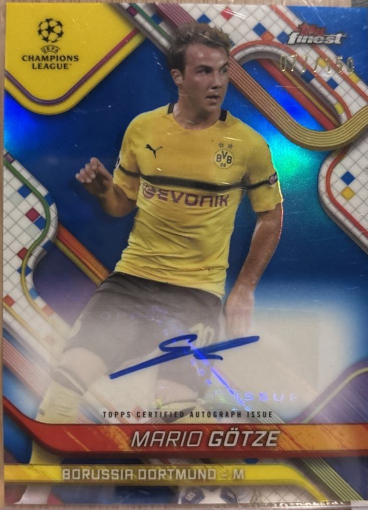 Mario Gotze [Blue Refractor] #BA-TZ