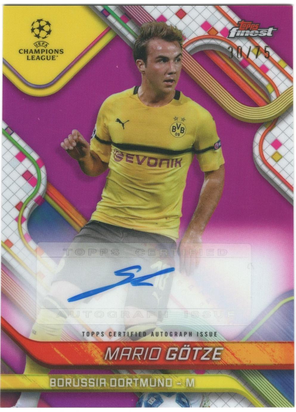 Mario Gotze [Magenta Refractor] #BA-TZ
