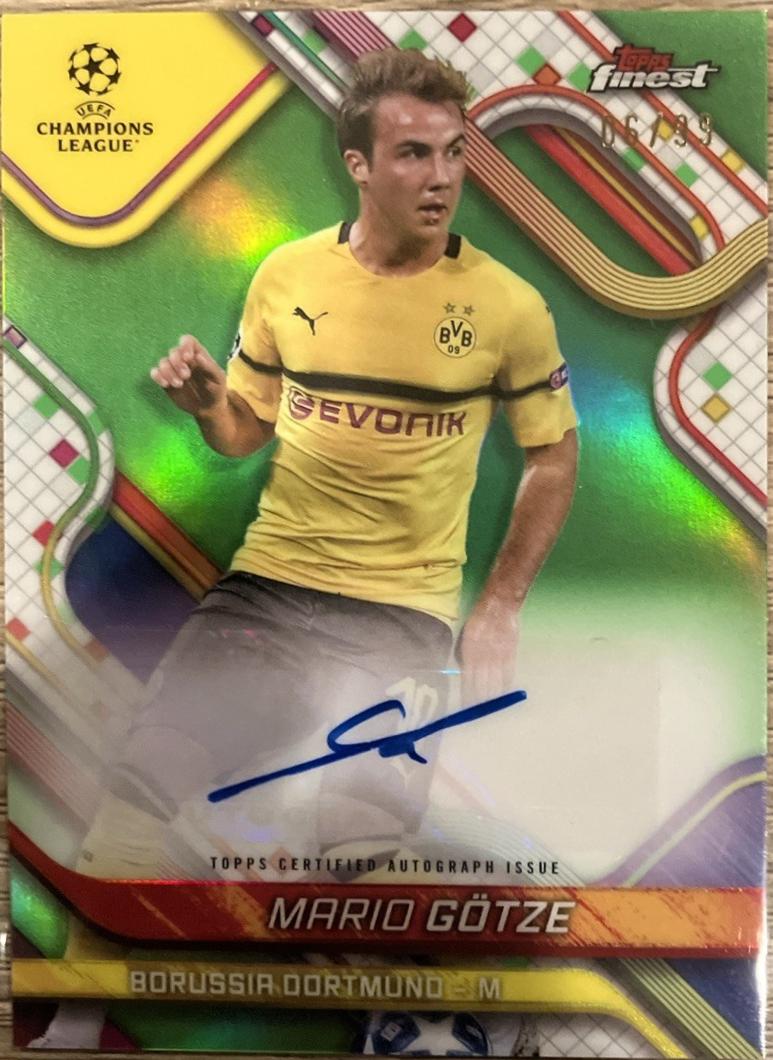 Mario Gotze [Neon Green Refractor] #BA-TZ