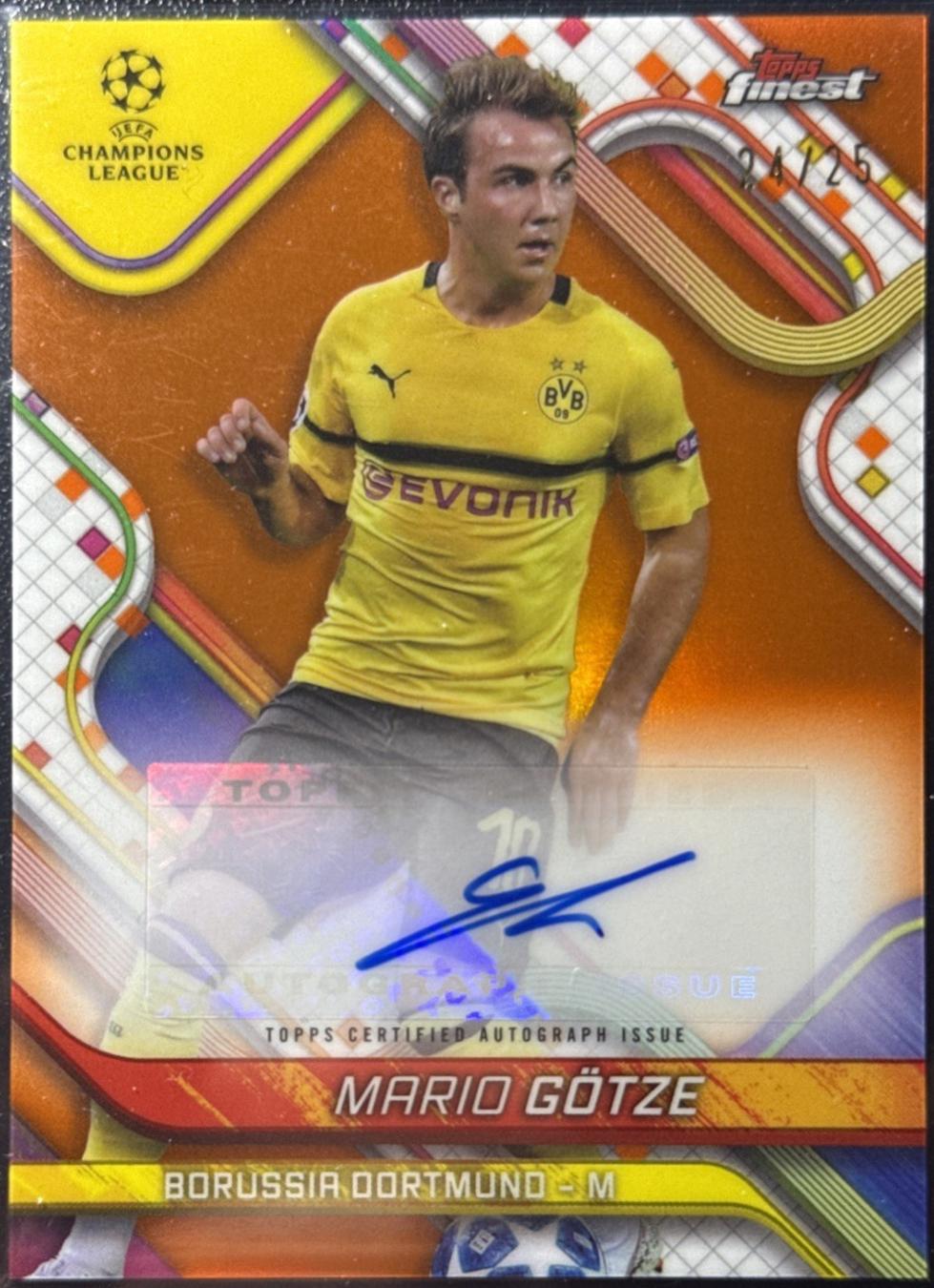 Mario Gotze [Orange Refractor] #BA-TZ