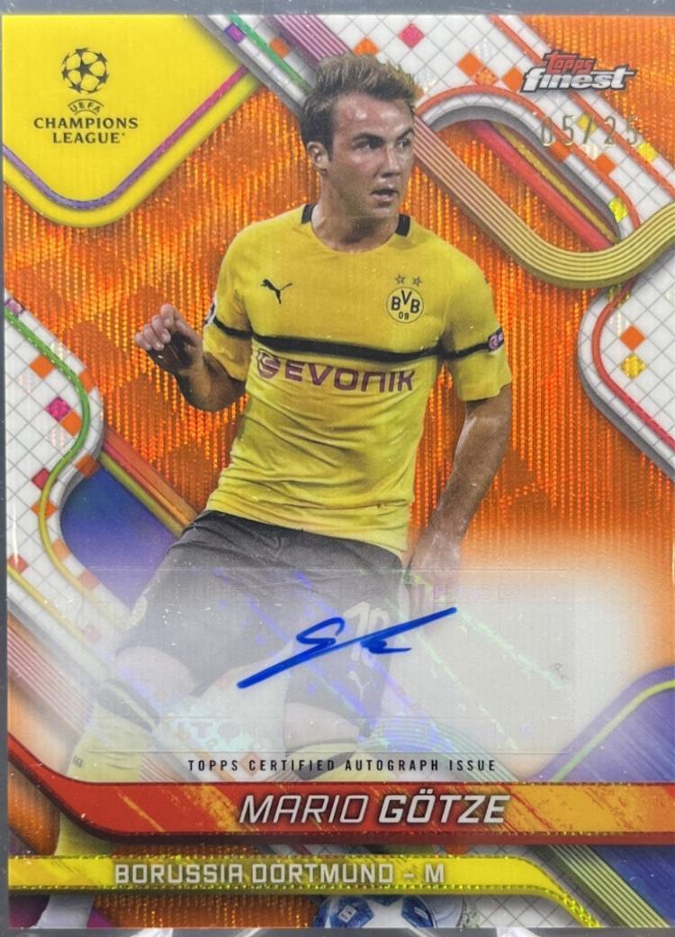 Mario Gotze [Orange Wave Refractor] #BA-TZ