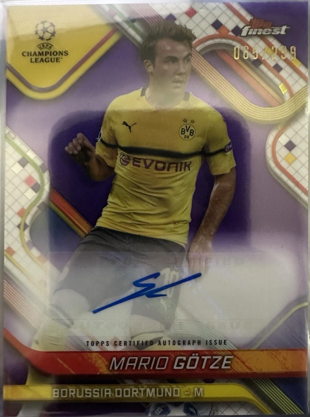 Mario Gotze [Purple Refractor] #BA-TZ