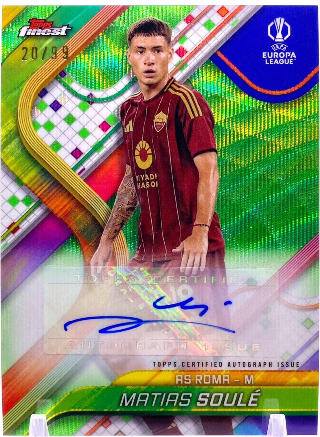 Matias Soule [Neon Green Wave Refractor] #BA-MS