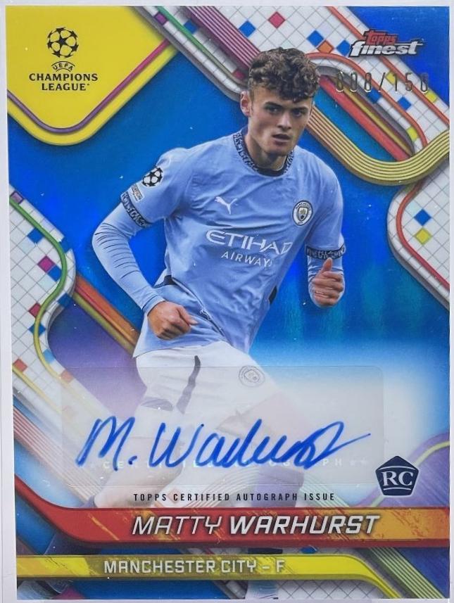 Matty Warhurst [Blue Refractor] #BA-MW