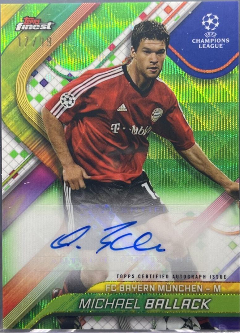 Michael Ballack [Neon Green Wave Refractor] #BA-BL