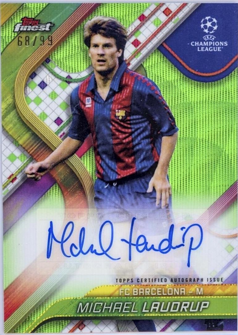 Michael Laudrup [Neon Green Refractor] #BA-LP