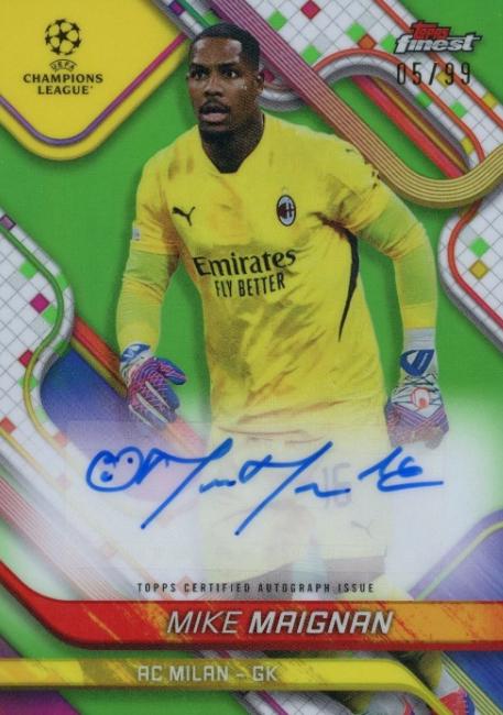 Mike Maignan [Neon Green Refractor] #BA-AC