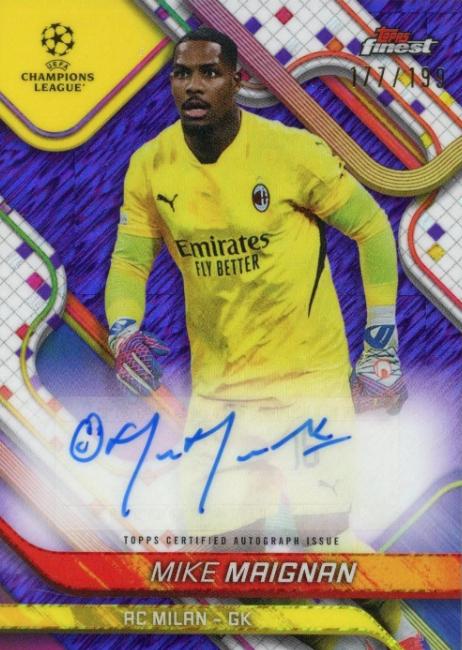 Mike Maignan [Purple Shimmer Refractor] #BA-AC