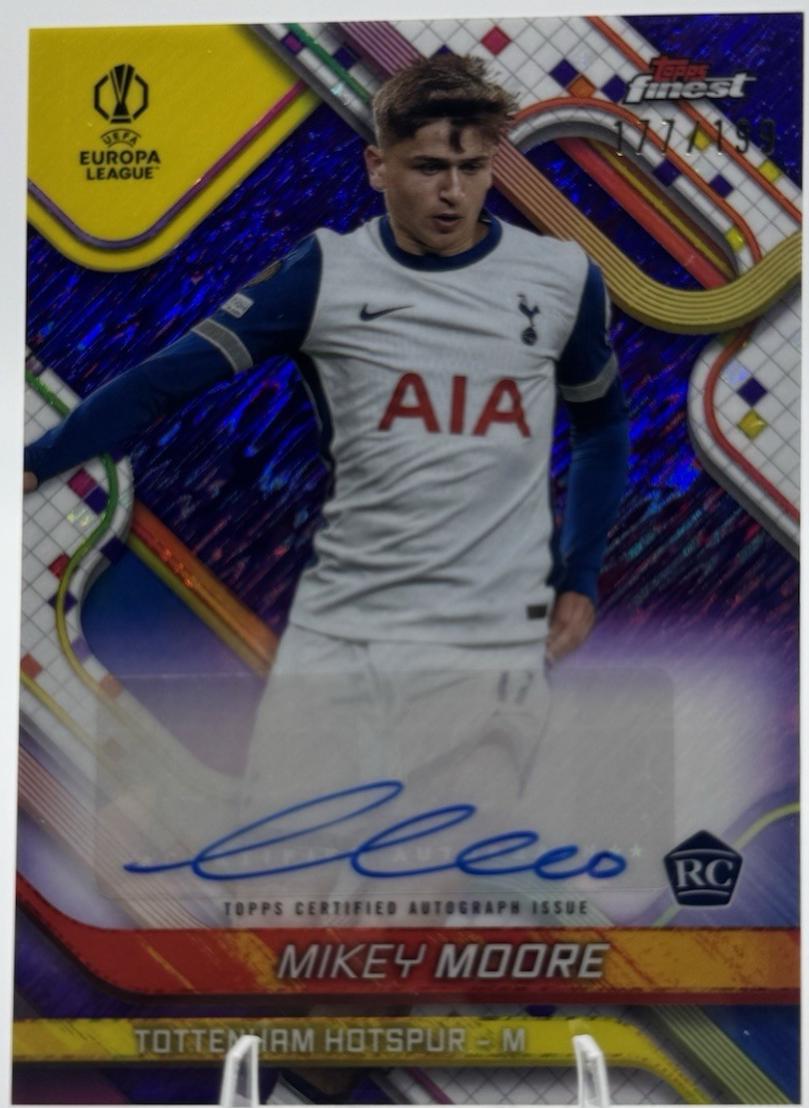 Mikey Moore [Purple Shimmer Refractor] #BA-MM