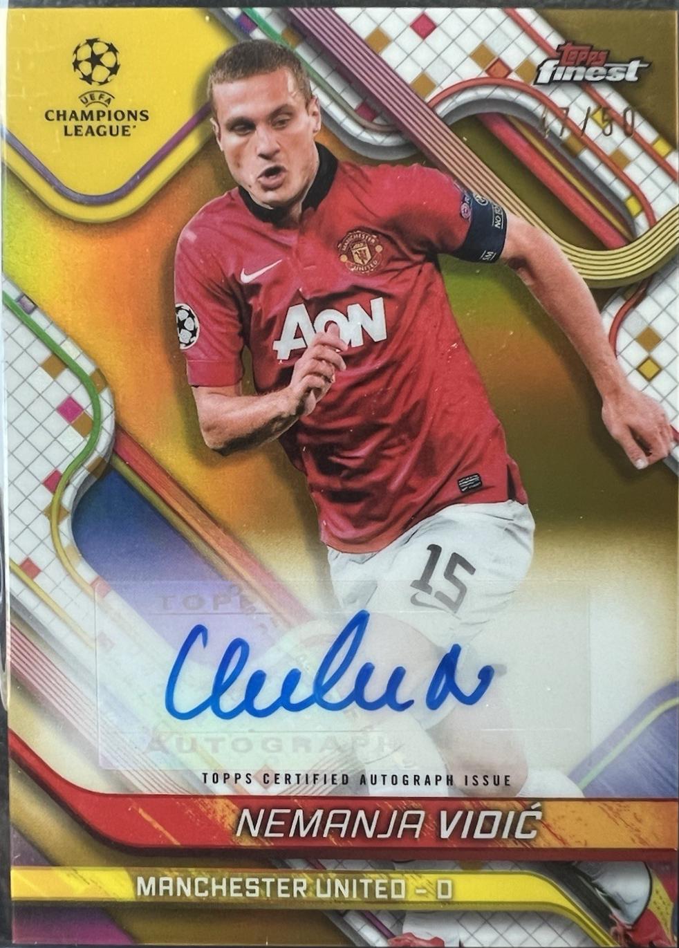 Nemanja Vidic [Gold Refractor] #BA-NV