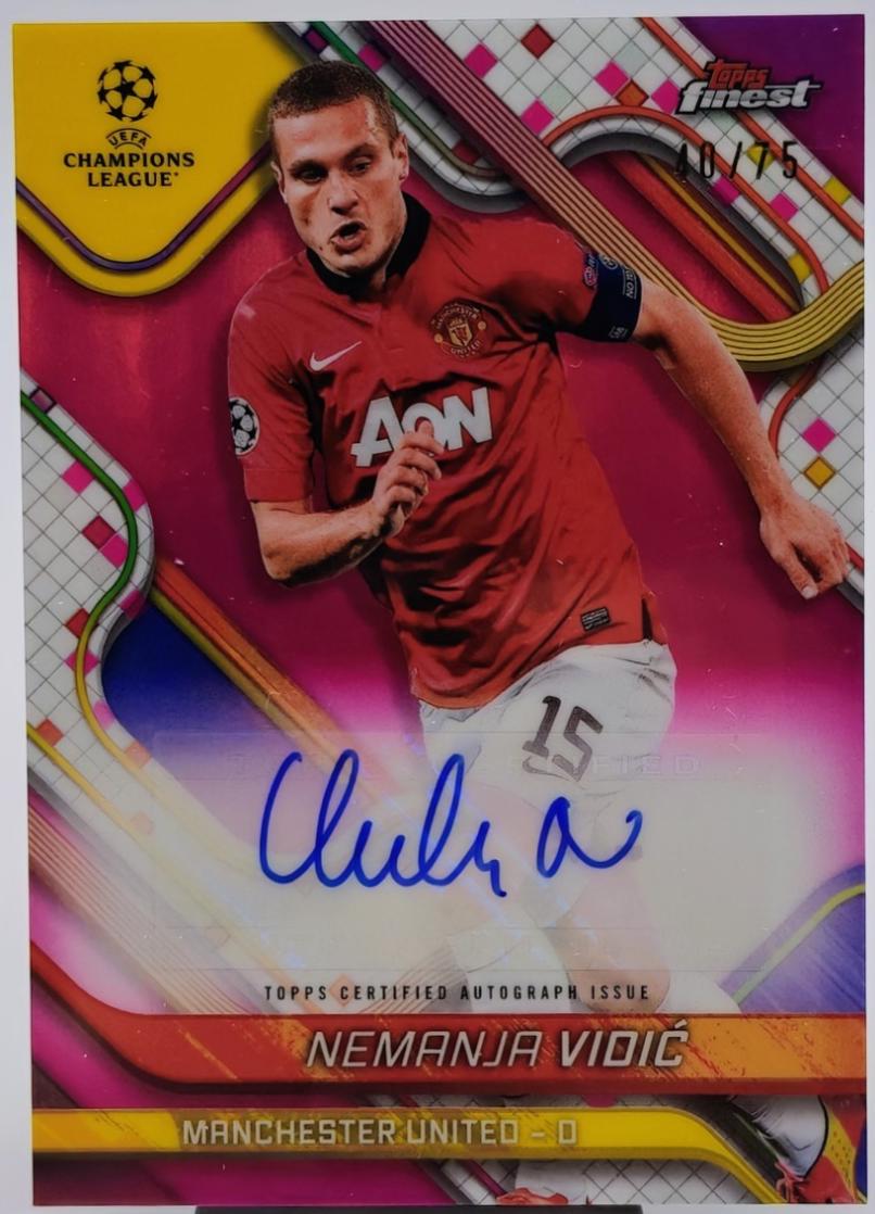 Nemanja Vidic [Magenta Refractor] #BA-NV