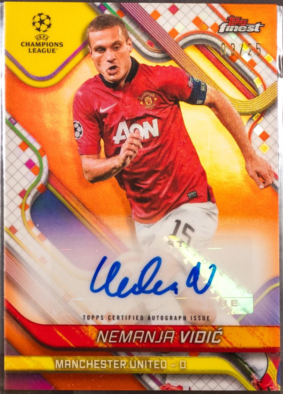 Nemanja Vidic [Orange Refractor] #BA-NV