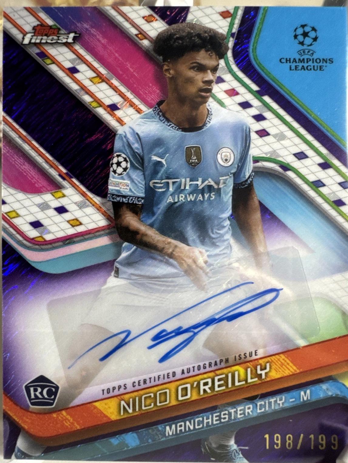 Nico O'Reilly [Purple Shimmer Refractor] #BA-NO