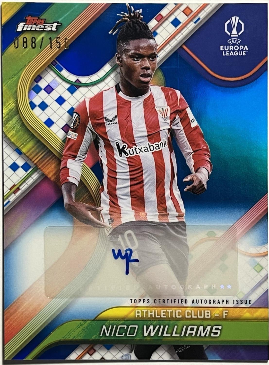 Nico Williams [Blue Refractor] #BA-NW