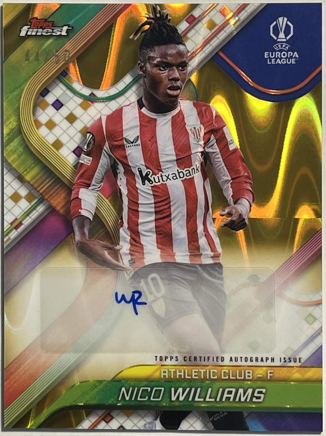 Nico Williams [Gold Wave Refractor] #BA-NW