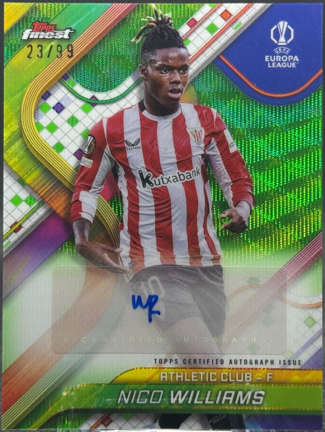 Nico Williams [Neon Green Wave Refractor] #BA-NW