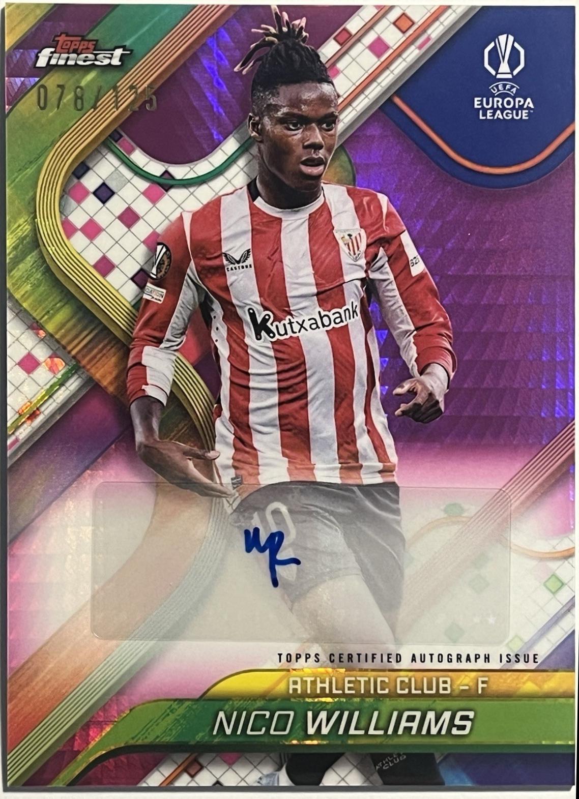Nico Williams [Pink Prism Refractor] #BA-NW