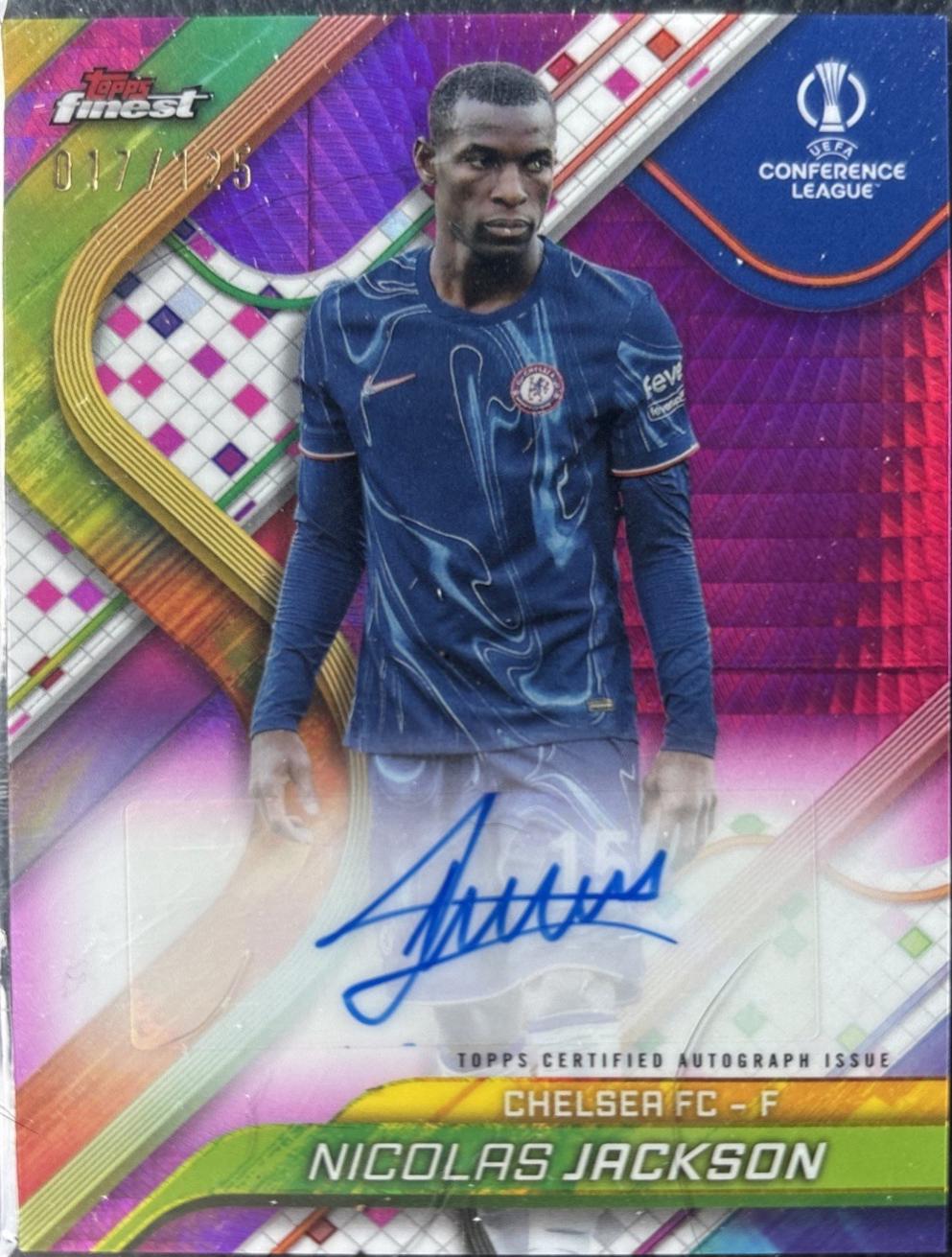 Nicolas Jackson [Pink Prism Refractor] #BA-NJ
