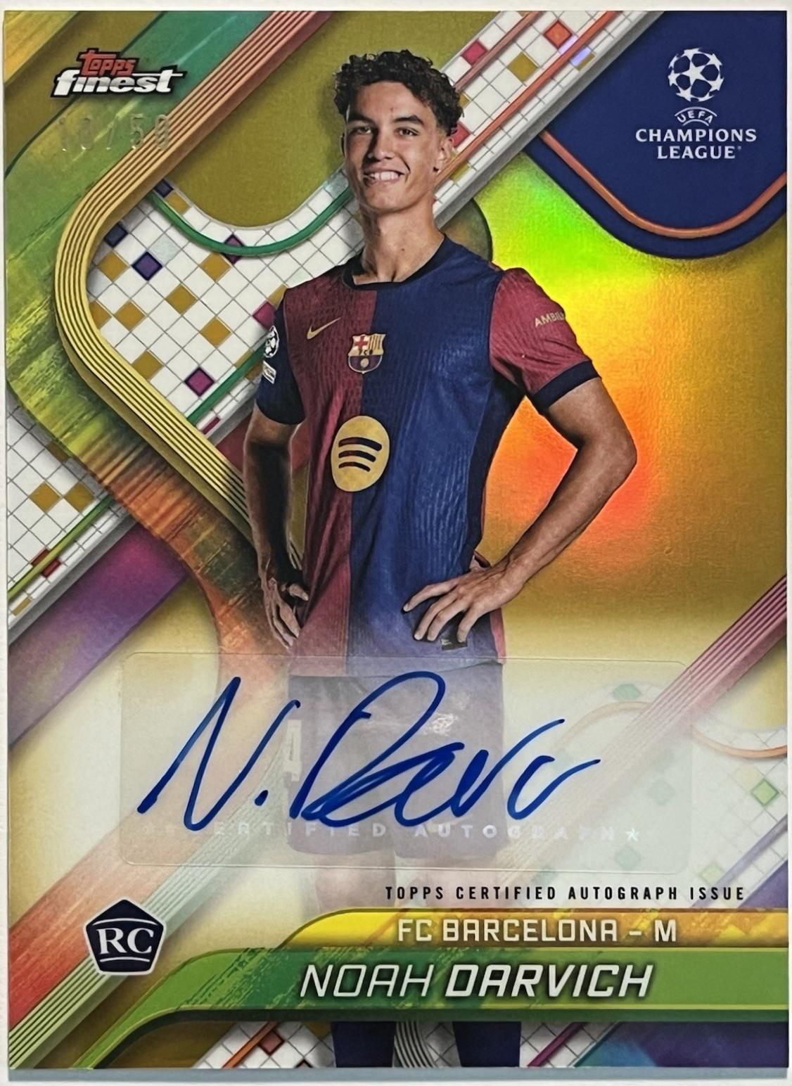 Noah Darvich [Gold Refractor] #BA-ND