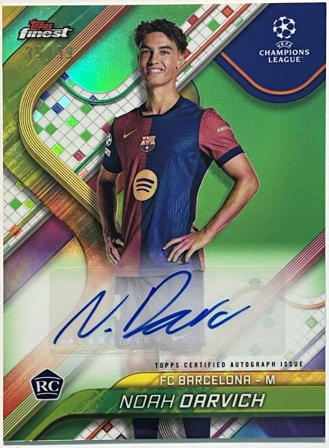 Noah Darvich [Neon Green Refractor] #BA-ND