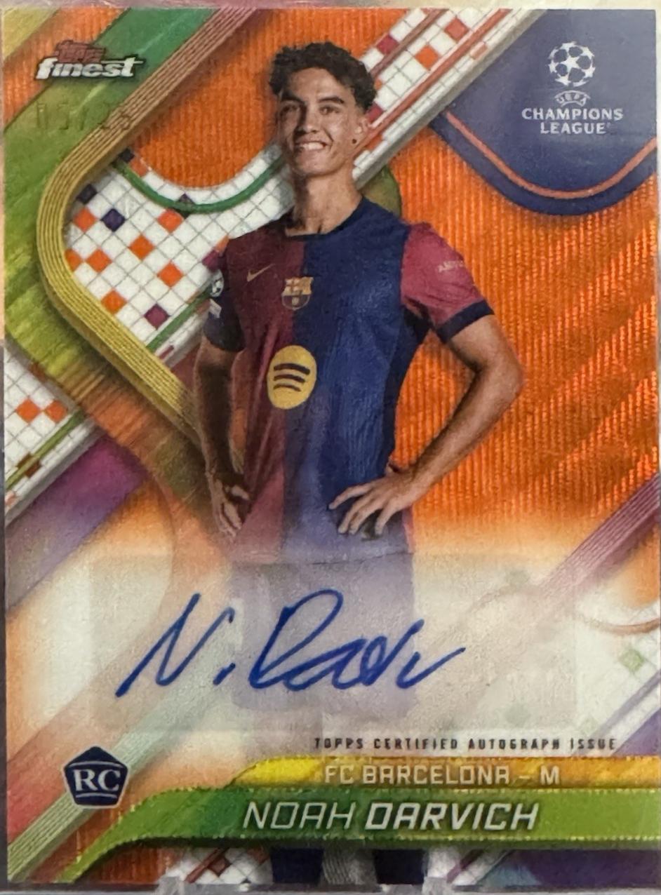 Noah Darvich [Orange Wave Refractor] #BA-ND