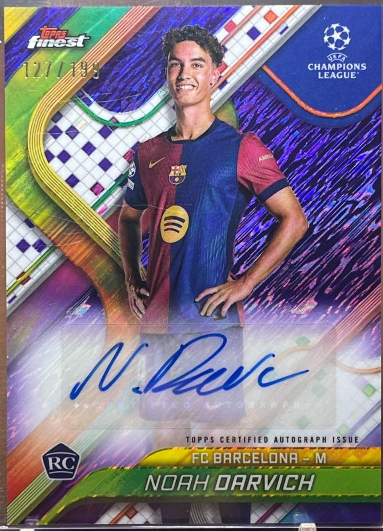 Noah Darvich [Purple Shimmer Refractor] #BA-ND