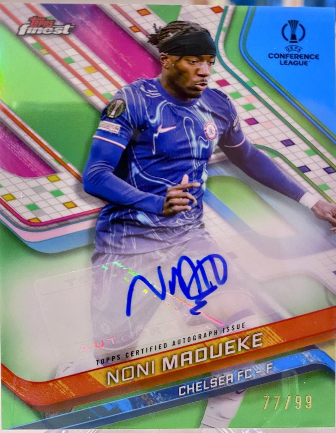 Noni Madueke [Neon Green Refractor] #BA-NN