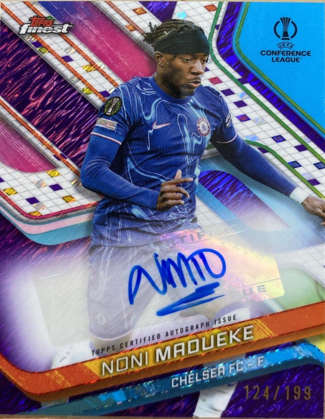 Noni Madueke [Purple Shimmer Refractor] #BA-NN