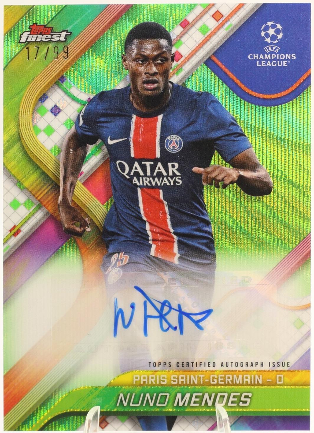 Nuno Mendes [Neon Green Wave Refractor] #BA-NM