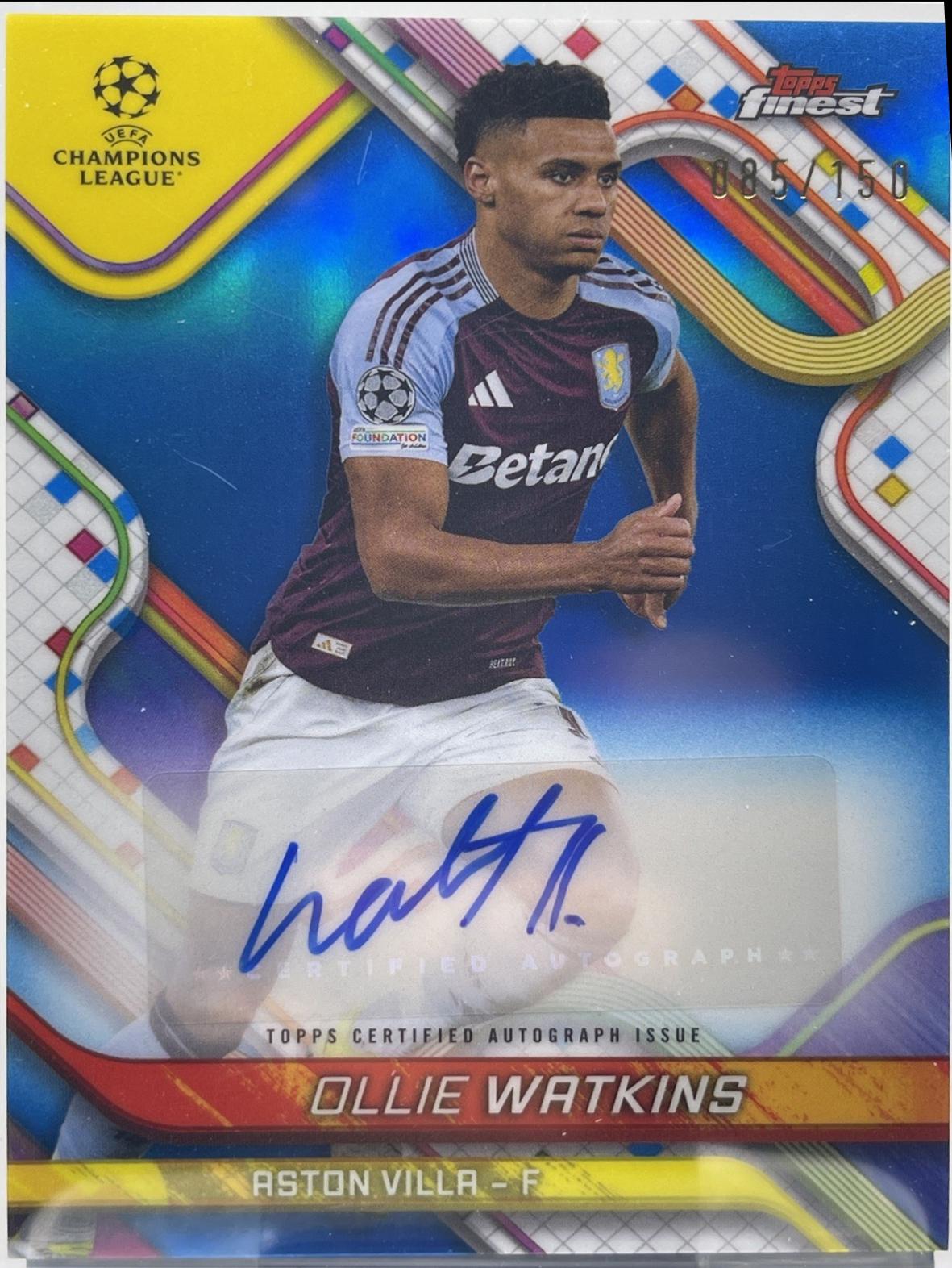 Ollie Watkins [Blue Refractor] #BA-OW