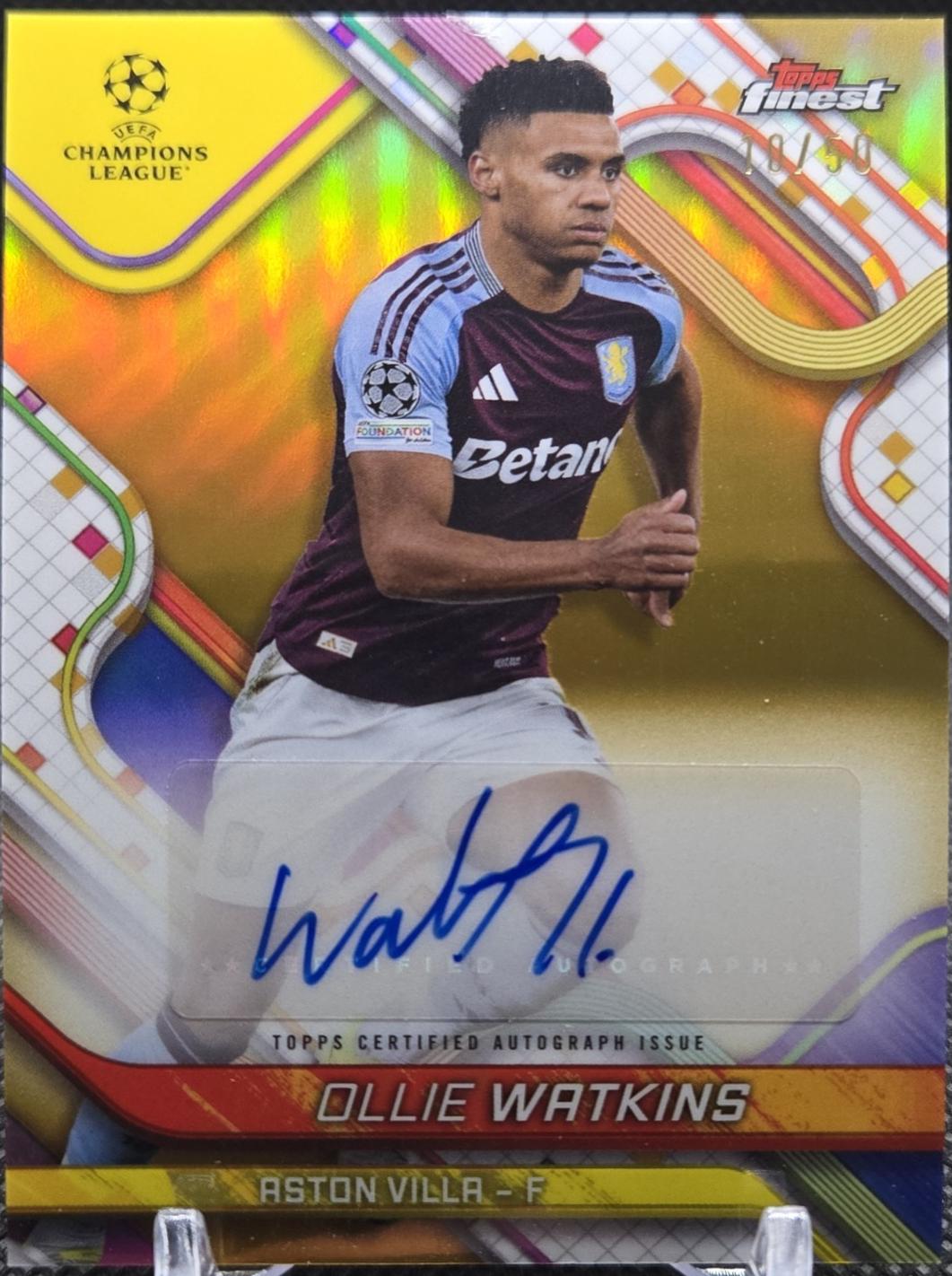 Ollie Watkins [Gold Refractor] #BA-OW
