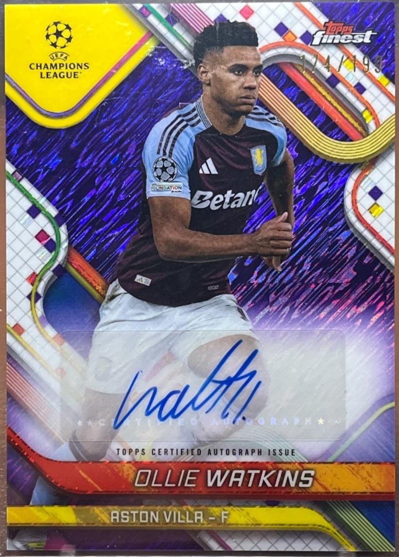 Ollie Watkins [Purple Shimmer Refractor] #BA-OW