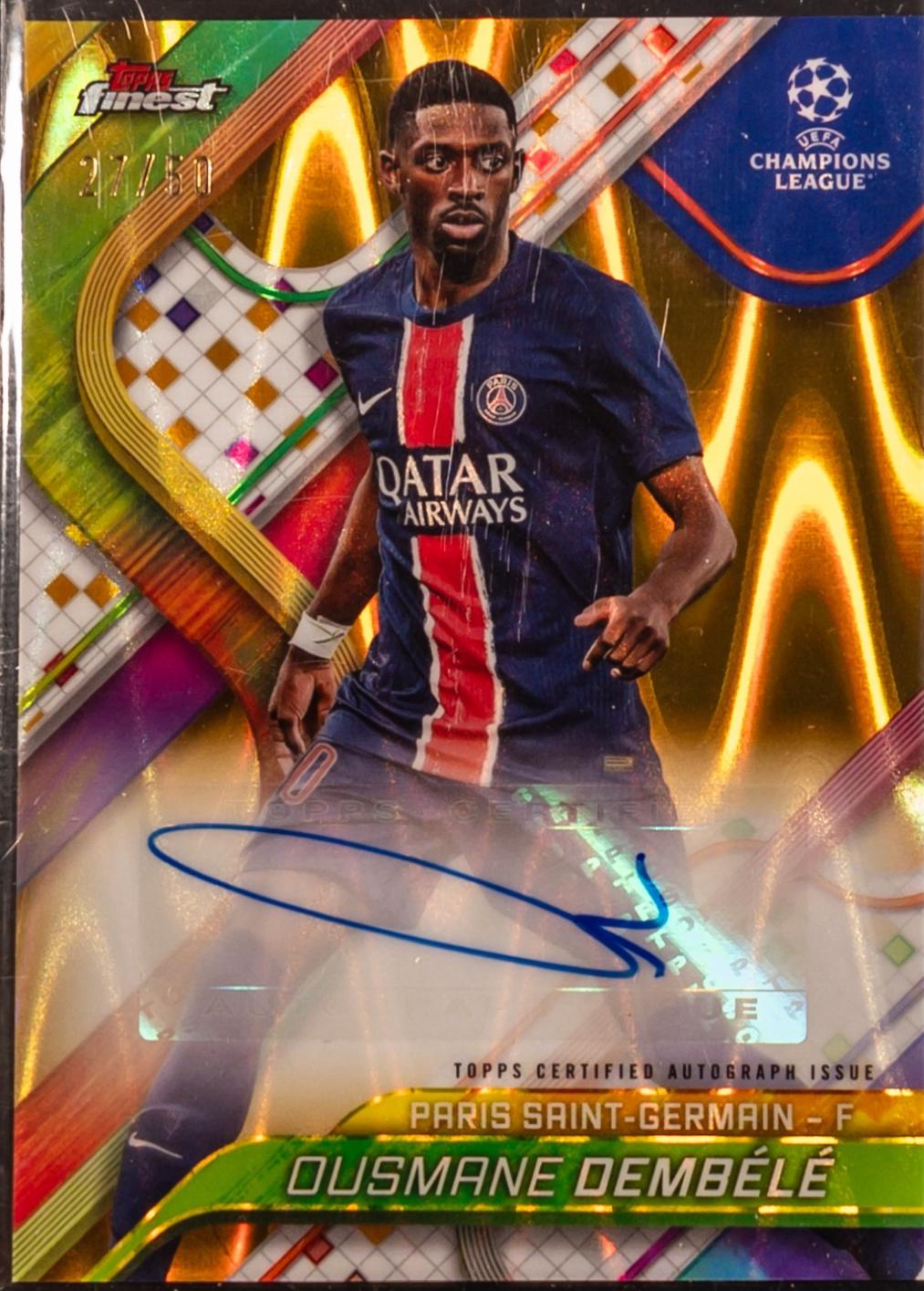 Ousmane Dembele [Gold Wave Refractor] #BA-OU