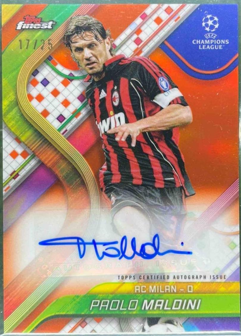 Paolo Maldini [Orange Refractor] #BA-PM